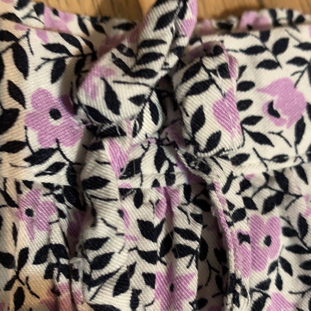 COPY - Purple Floral shorts - Picture 2 of 4